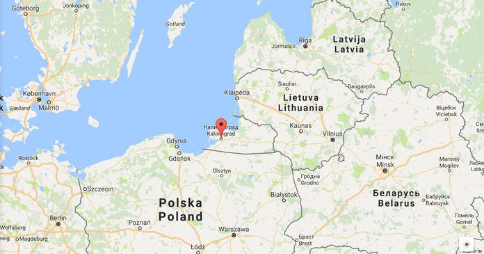 Калињинградска област (Фото: Гугл мапс принтскрин)