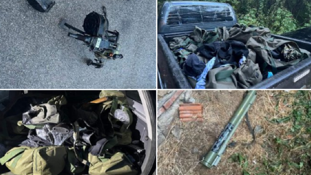 Заплењено оружје (Фото: Скриншот) Заплењено оружје (Фото: Скриншот)