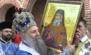 Patrijarh Porfirije sa ikonom Prepodobnog Justina Ćelijskog / Skrinšot