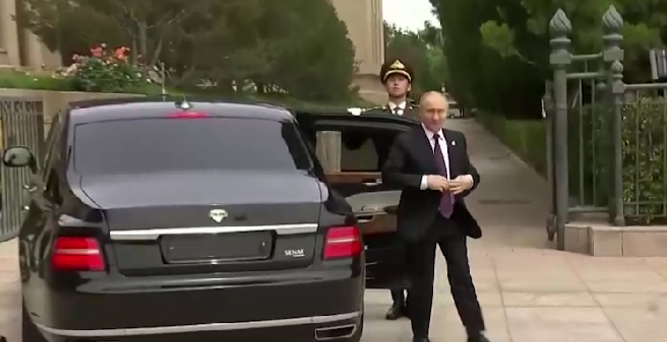 Путин - данашњи долазак код Ђинпинга