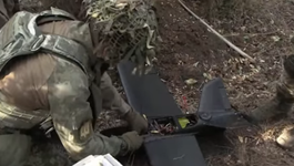 Украјински војник на ратишту / Скриншот