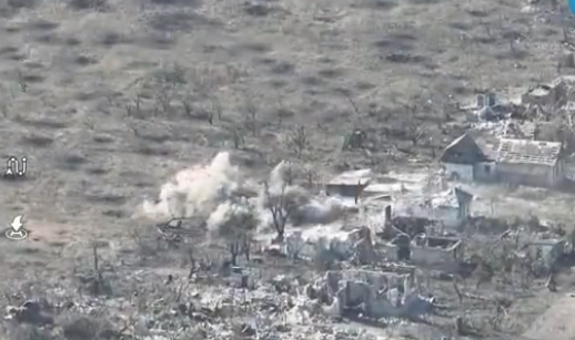 Ратна зона - снимљено дроном (Фото: Скриншот) Ратна зона - снимљено дроном (Фото: Скриншот)