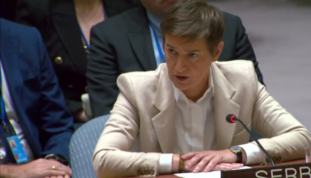 Брнабић: Системско насиље над Србима (Фото: Скриншот) Брнабић: Системско насиље над Србима (Фото: Скриншот)