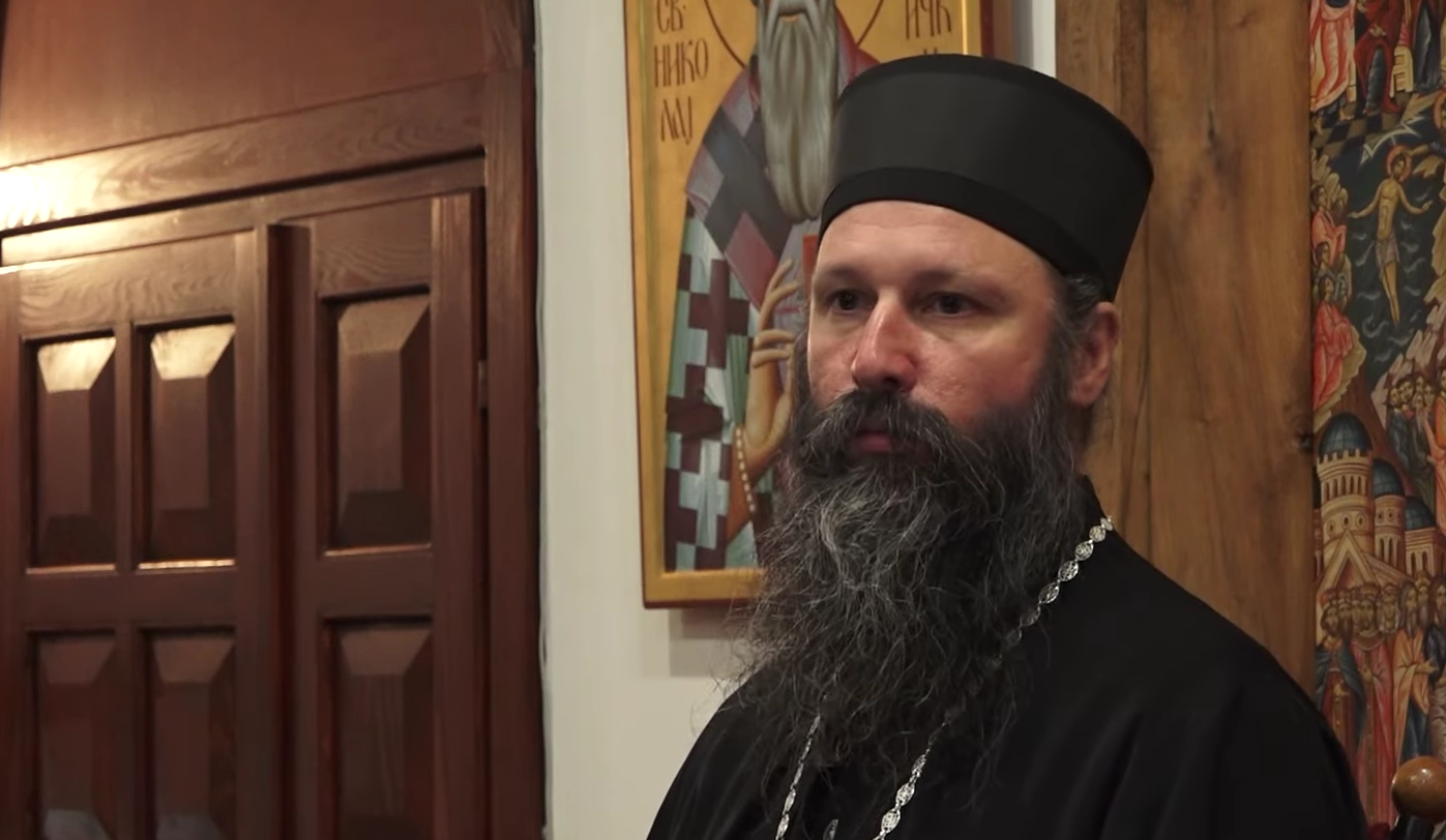 Епископ новобрдски, о. Иларион (Фото: Скриншот)