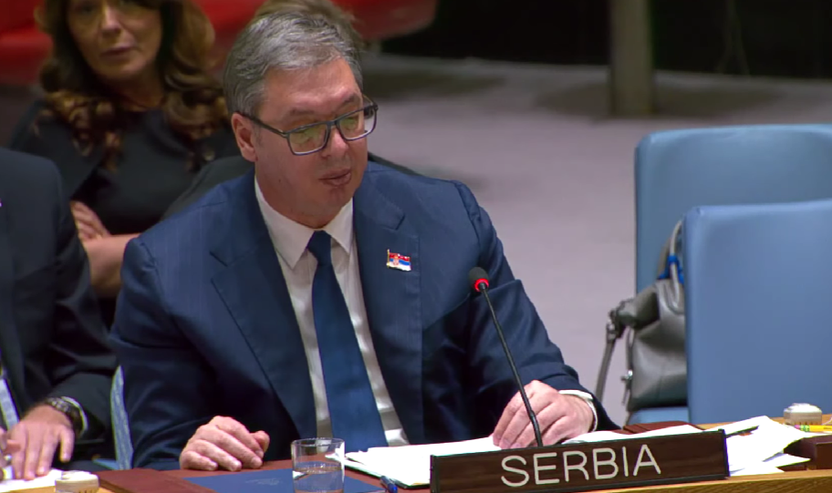 Вучић на седници СБ УН Вучић на седници СБ УН