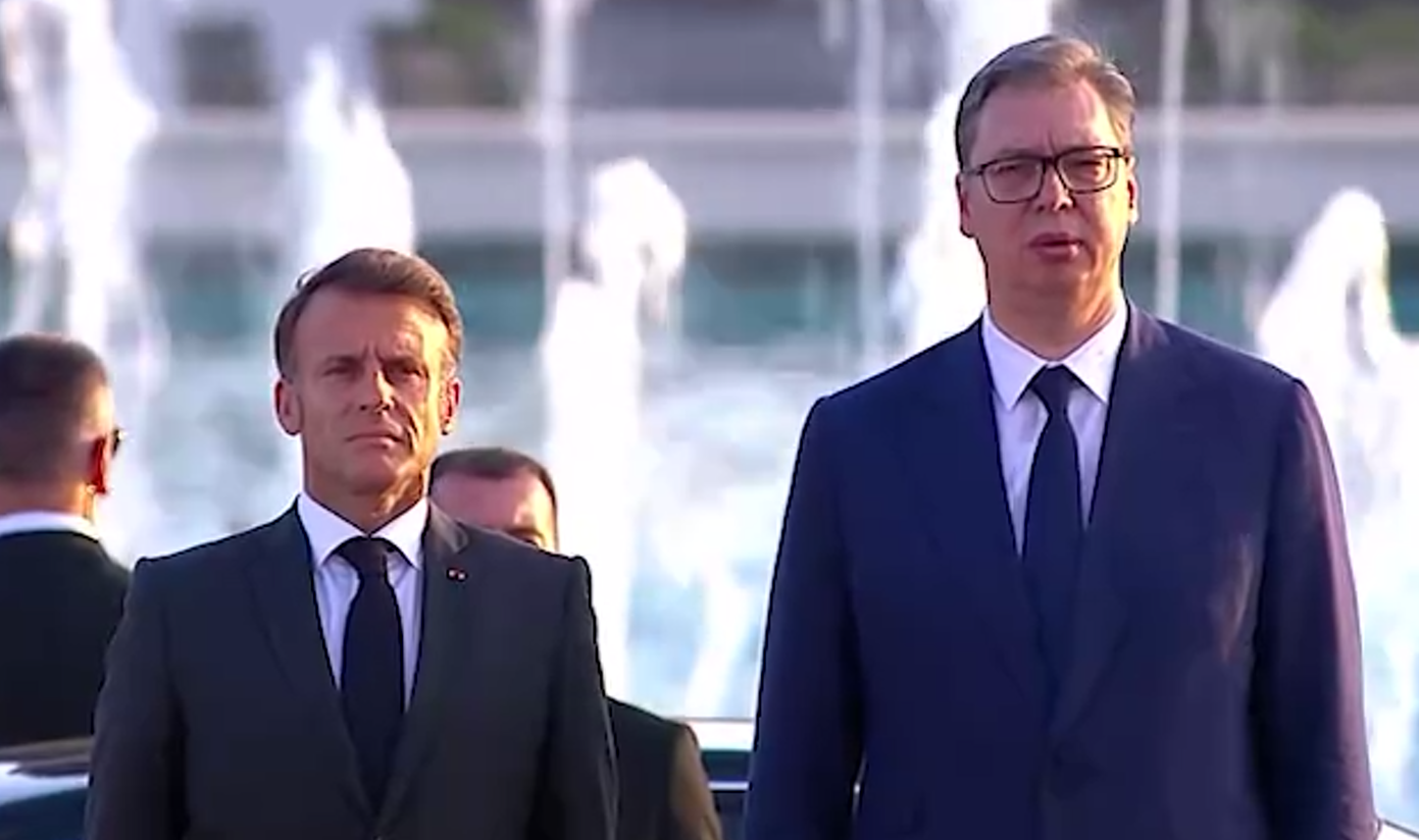 Makron i Vučić - nedavno u Beogradu Makron i Vučić - nedavno u Beogradu